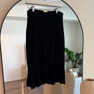 H&M Black midi Skirt
